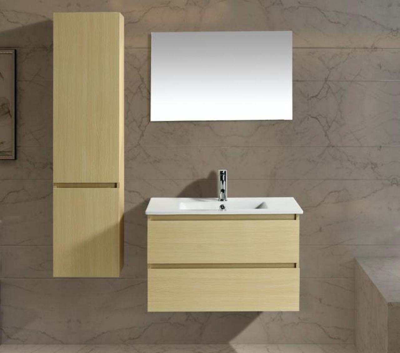 Madrid salvaspazio per il bagno, con un armadio e ripiani aperti esterni,  160 cm di altezza x 20,3 cm di larghezza x 62,4 cm di lunghezza, wengè