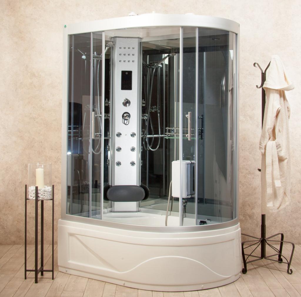 Box Doccia Idromassaggio Florence 130x85 Sinistra Sauna