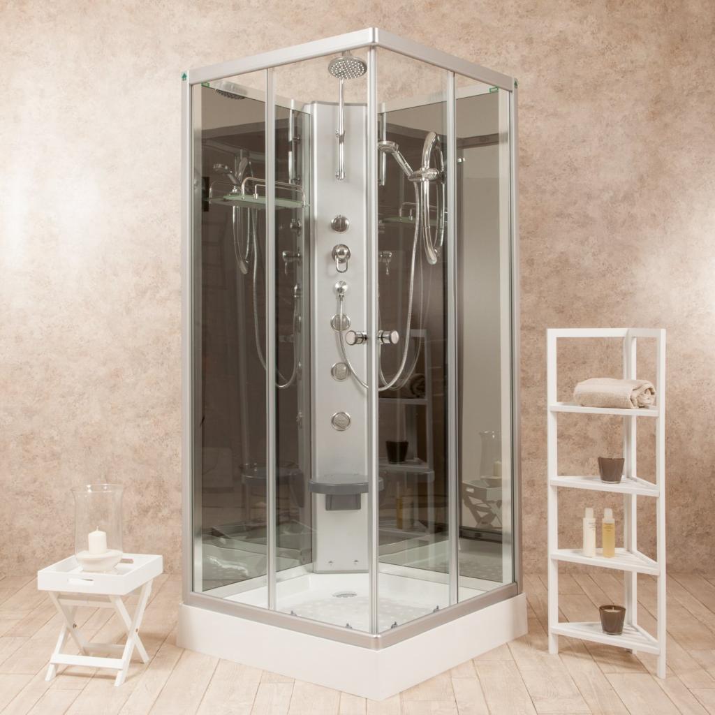 Indy 80x80 Box Doccia Idromassaggio Multifunzione