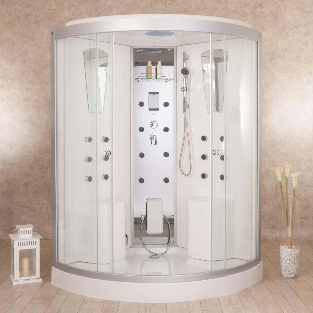 Box Doccia Idromassaggio Space 130x130 Sauna, Bagno Turco