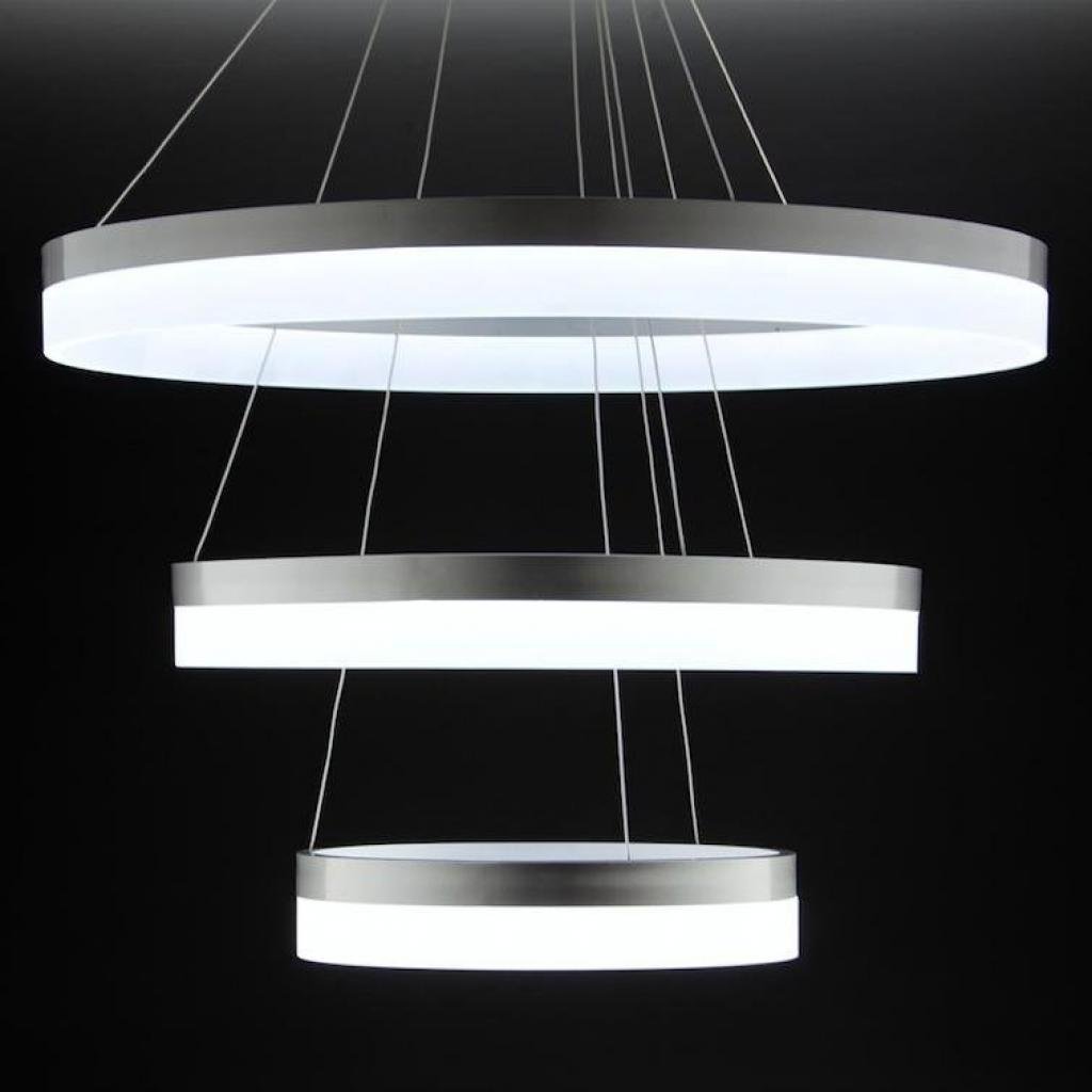 Lampadario a Sospensione Led Circle 3T Moderno di Design