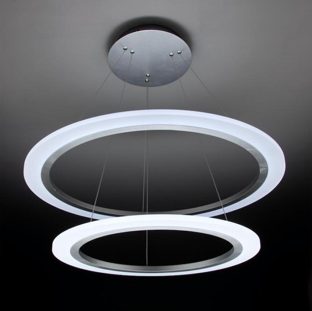 Lampadario a Sospensione Led Round 2T di Design Moderno