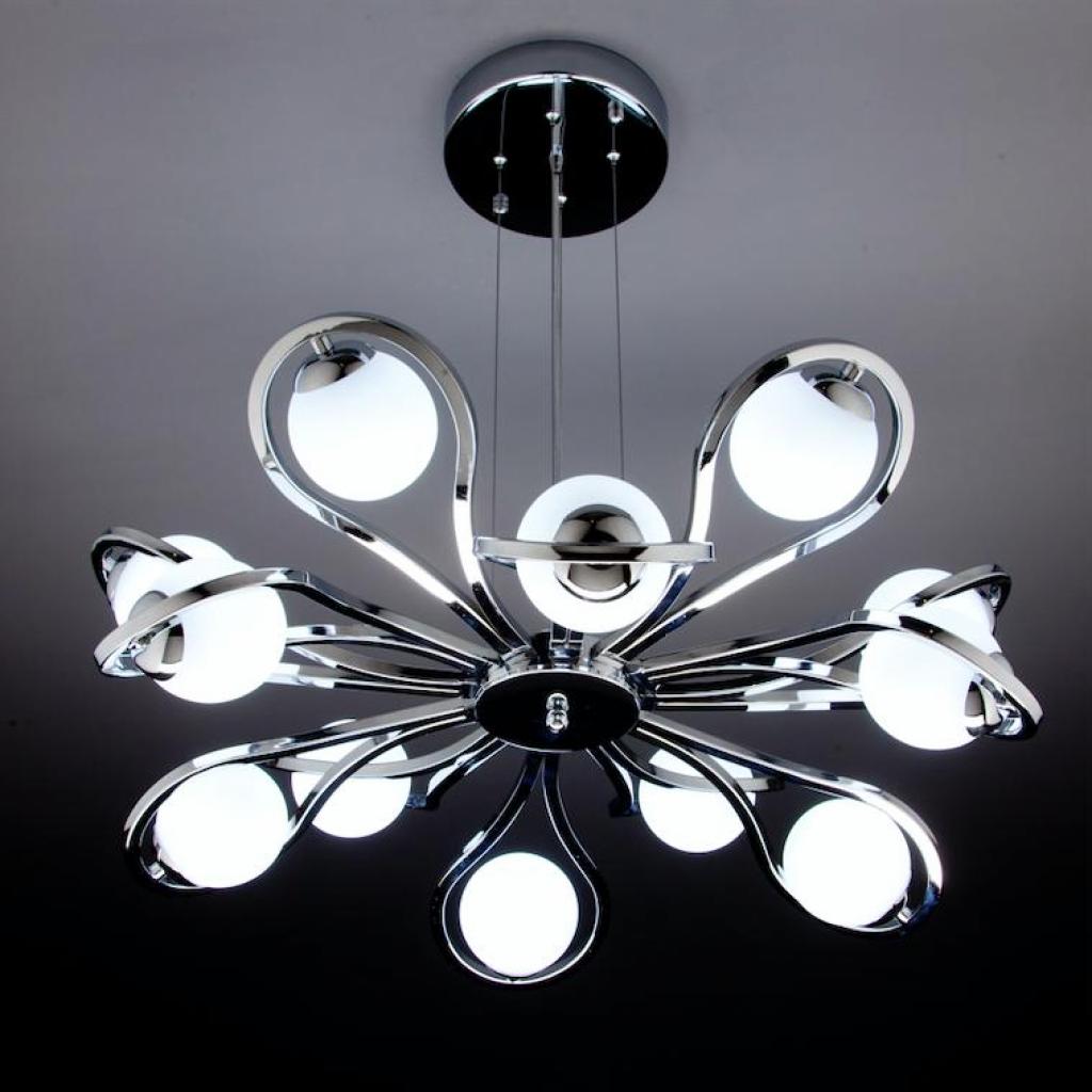 Lampadario a Sospensione Led Flower 12 di Design Moderno