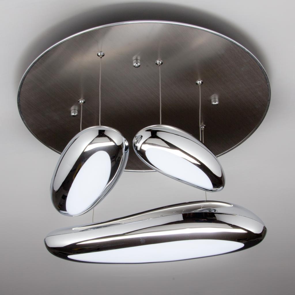 Lampadario da Salotto a Led Drop Design 3B Luce Fredda Moderno