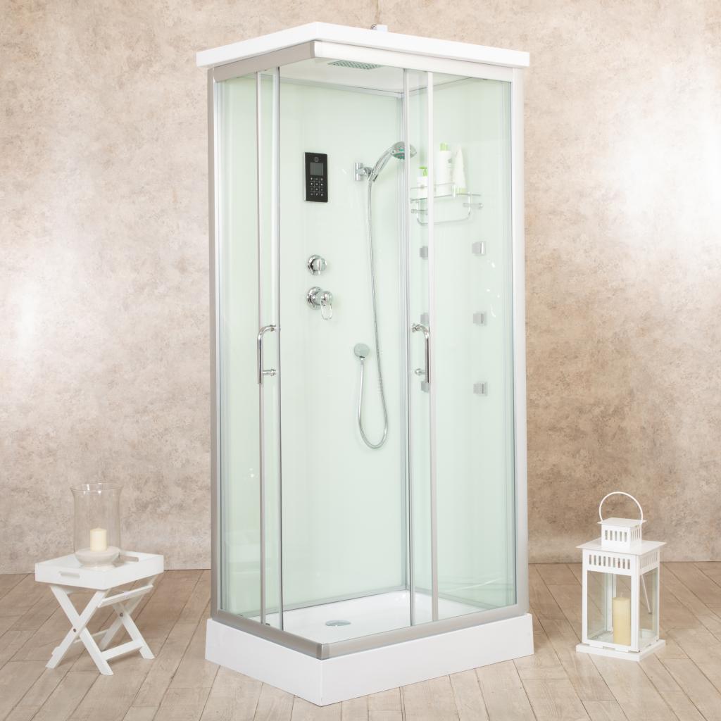 CABINA DOCCIA MULTIFUNZIONE 70X110 DX CON BAGNO TURCO