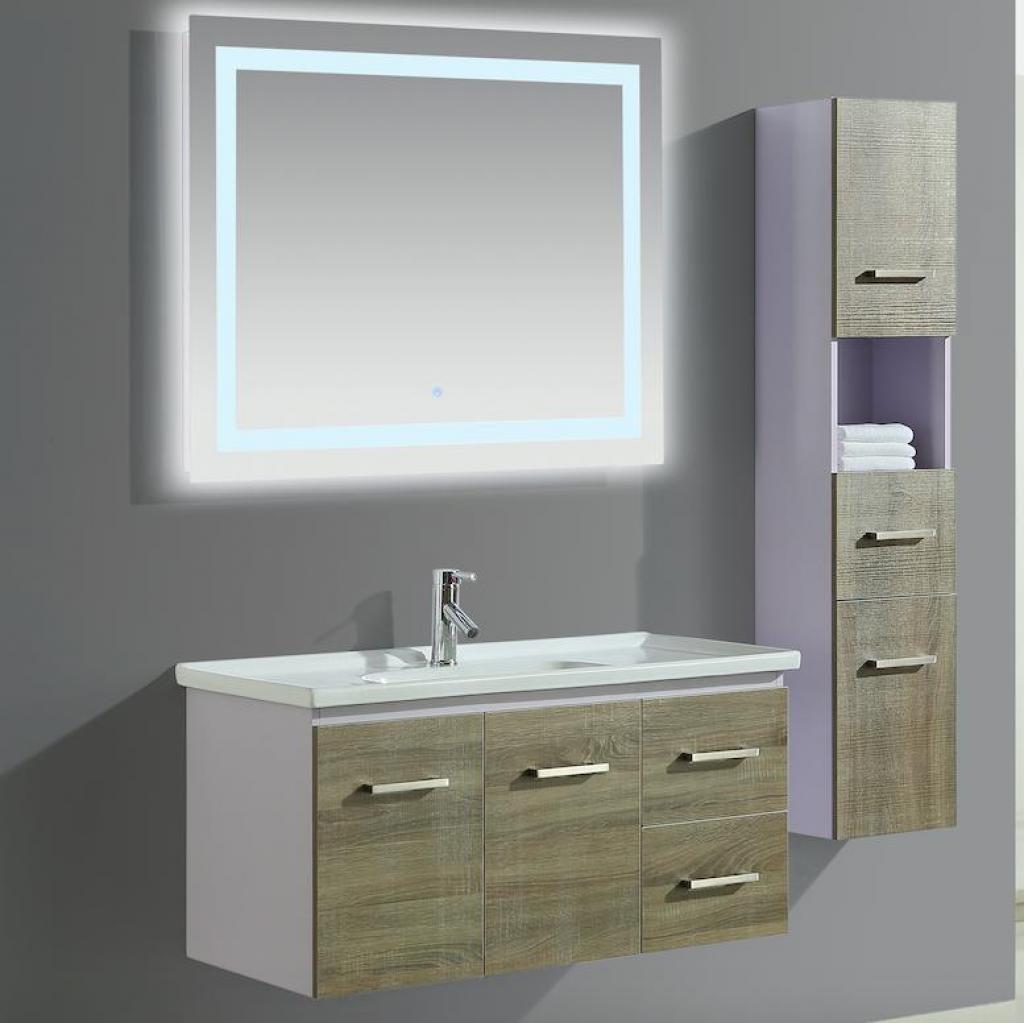 Mobile Arredo Bagno Istambul 100 cm Spazioso + Colonna Arredo