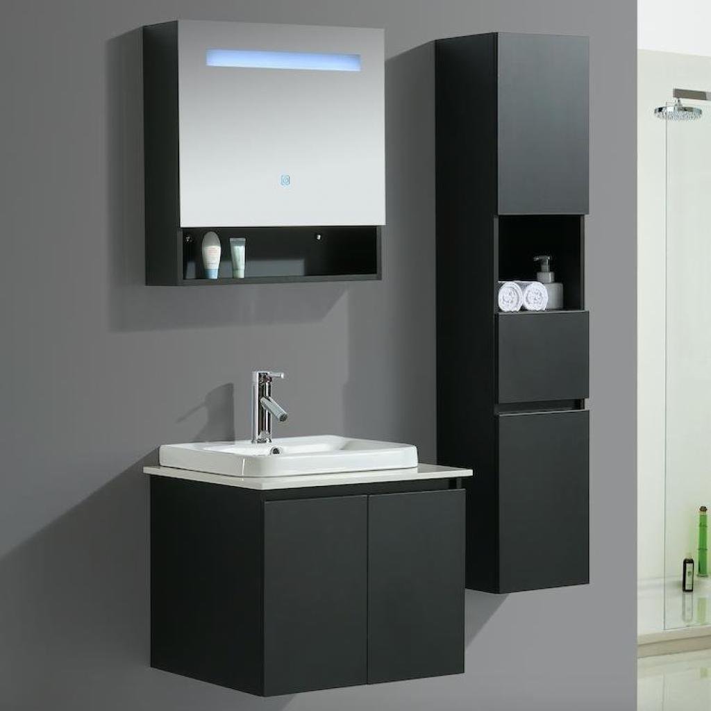 Mobile Arredo Bagno Tokyo 70 cm Moderno + Colonna Arredo