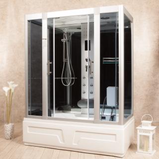 Doccia Idromassaggio con Vasca PoloNord 160x85 Multifunzione