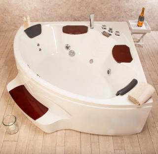 Vasca Idromassaggio Katrin 135x135 Angolare di Design