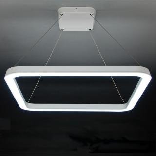 Lampadario a Sospensione Led Big Square Design per Salotto Moderno