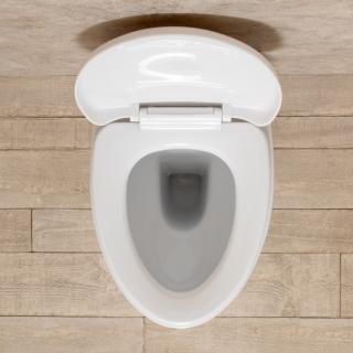 Bidet Import For Me Sanitari Bagno Round Filo Parete in Ceramica WC con Sedile