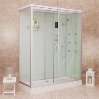 Box Doccia White Air 70x160 Destro Idromassaggio Multifunzione