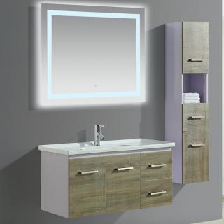 Mobile Arredo Bagno Istambul 100 cm Spazioso + Colonna Arredo