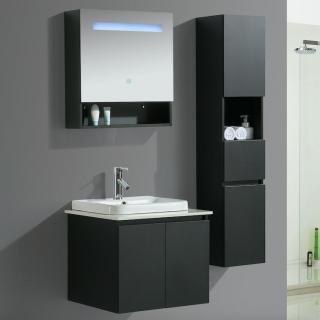 Mobile Arredo Bagno Tokyo 80 cm Moderno + Colonna Arredo