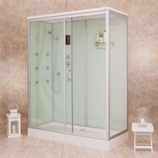 Box Doccia White Air 70x160 Sinistro Idromassaggio Multifunzione