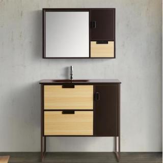 Mobile Arredo Bagno Cartesio 90 cm Sospeso Moderno Contemporaneo