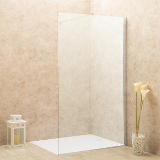 Parete Doccia Walk In Reversibile 80cm spessore 8mm Altezza 2m