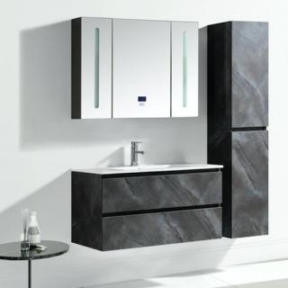 Mobile Arredo Bagno Barafonda Stone Grigio Antracite 100 cm