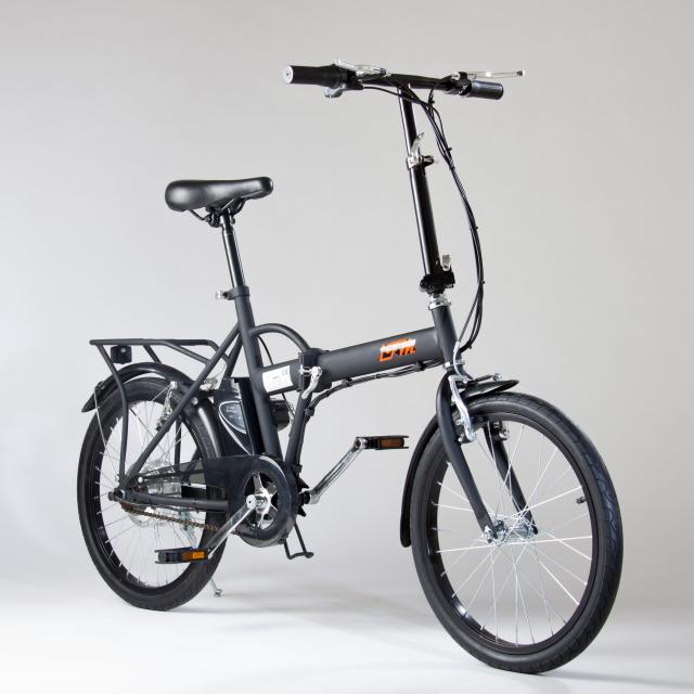 Bicicletta Elettrica IFM Nera Pieghevole Batteria Litio